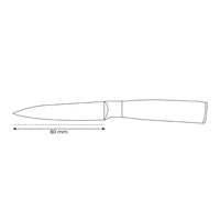 Shinrai Knives - Damascus Print Epoxy Sapphire Print Paring knife 8 cm