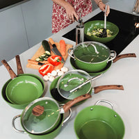 Ensemble de 3 poêles à frire Cook & Pan - Go Green