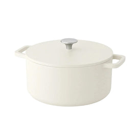 Cook & Pan - Go Ivory Cast Iron Frying Pan 24 cm - 4 liters Cook & Pan - Go Ivory Gietijzeren Braadpan 24 cm - 4 liter Braadpan Cook & Pan