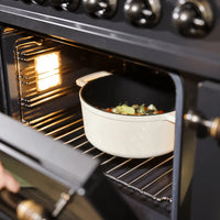 Poêle à frire en fonte Cook & Pan - Go Ivory 28 cm - 6,5 litres