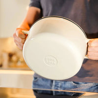 Poêle à frire Cook & Pan - Go Ivory en fonte 28 cm - 6,5 litres