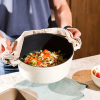 Poêle à frire en fonte Cook & Pan - Go Ivory 28 cm - 6,5 litres