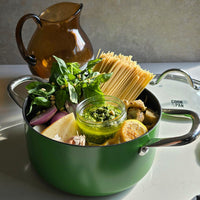 Cook & Pan - Casserole Honey Go Green 20 cm avec couvercle en verre Cook & Pan