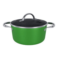 Cook & Pan - Casserole Honey Go Green 20 cm avec couvercle en verre Cook & Pan