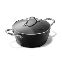 Cook & Pan - Casserole Signature 24 cm avec couvercle en verre