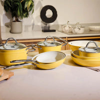 Cook & Pan - Sunny Side Pannenset 9-delig Pannenset Cook & Pan