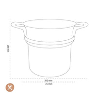 Demeyere - Atlantis 7 Pasta inzet 20 cm Pasta inzet Demeyere