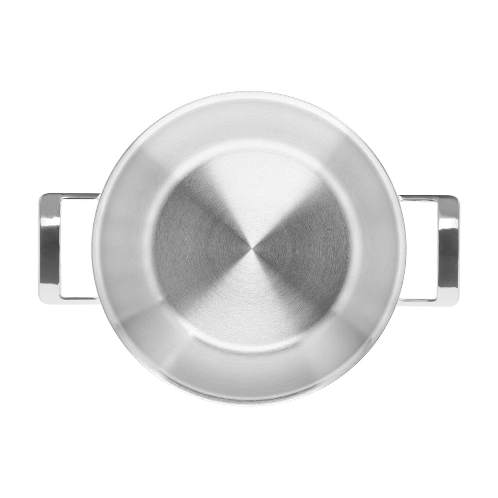 Demeyere - Silver 7 Conische sudderpan 24 cm met dubbelwandig deksel Braadpan Demeyere