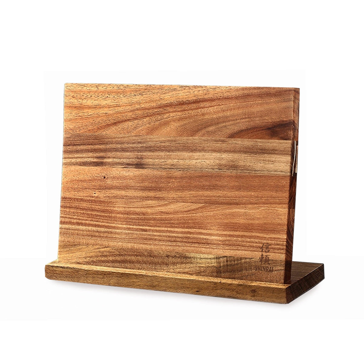 Ensemble de 3 couteaux en résine époxy saphir - Offre combinée XXXL avec bloc, planche à découper et pierre à aiguiser - Couteaux Shinrai