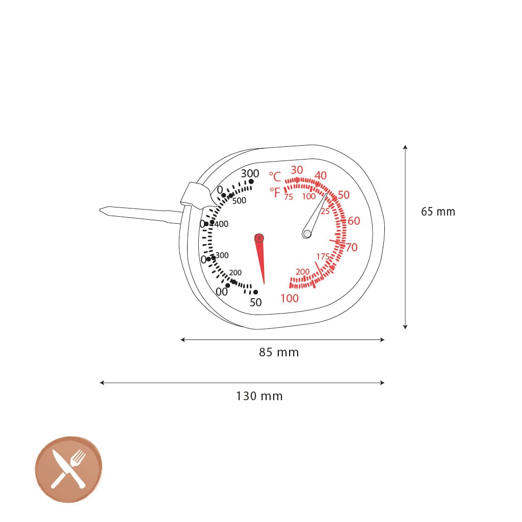GEFU - Braad- en oventhermometer 3-in-1 Oventhermometer GEFU