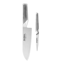 Global - G-4615 2-Piece Knife Set Santoku Knife + Paring Knife Global - G-4615 2-delige Messenset Santokumes + Schilmes Global