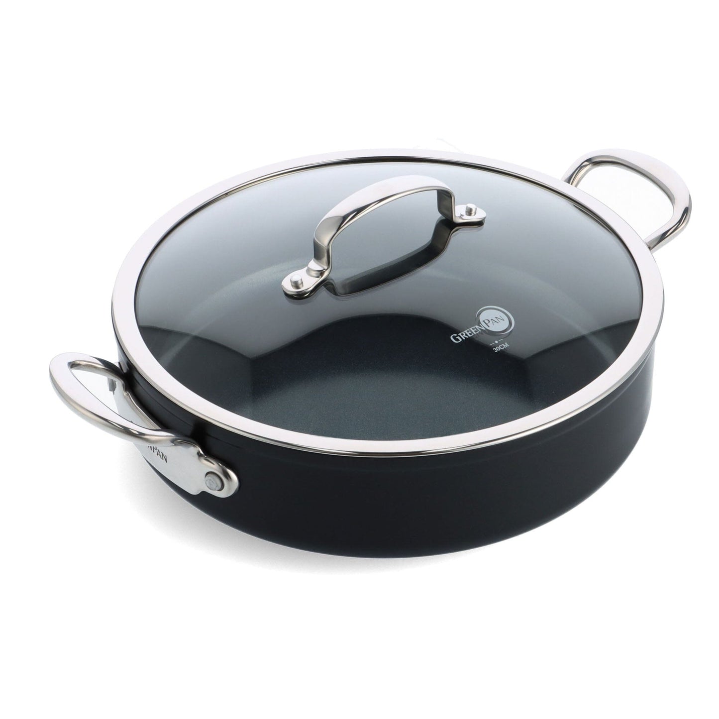 GreenPan - Barcelona Pro Stoopan met keramische antiaanbaklaag 30 cm Hapjespan GreenPan