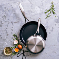 GreenPan - Geneva 2-delige Pannenset met keramische antikleeflaag 20/28cm Pannenset GreenPan