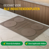 Cook & Pan - Ensemble de 4 protections pour induction Taupe of Mind