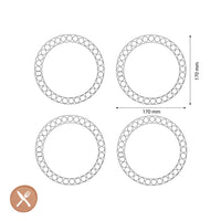 &Klevering - Borden Whip - Set Van 4 Borden &Klevering