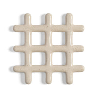 &Klevering - Dessous de Verre - Grille - Dessous de Verre Beige &Klevering