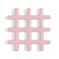 &Klevering - Dessous de Verre - Grille - Dessous de Verre Rose &Klevering