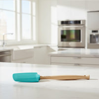 Le Creuset - Premium grote lepelspatel Bleu Riviera Spatel Le Creuset