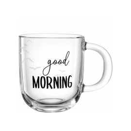 Leonardo - UFFICIO Tea/Coffee cup 400ml -good MORNING- Leonardo - GB/Cup 400ml -good MOR 047079 NING- Theeglazen Leonardo