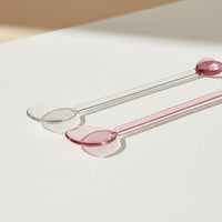 Lepelclub - Glazen Lepels - Hart - Roze LepelClub