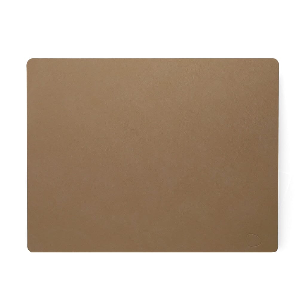 Lind DNA - Placemat Vierkant L Nupo Klei Bruin Placemat Lind DNA