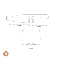 Opinel - Le Petit Chef Kinder Koksmes met Vingerbeschermer Opinel