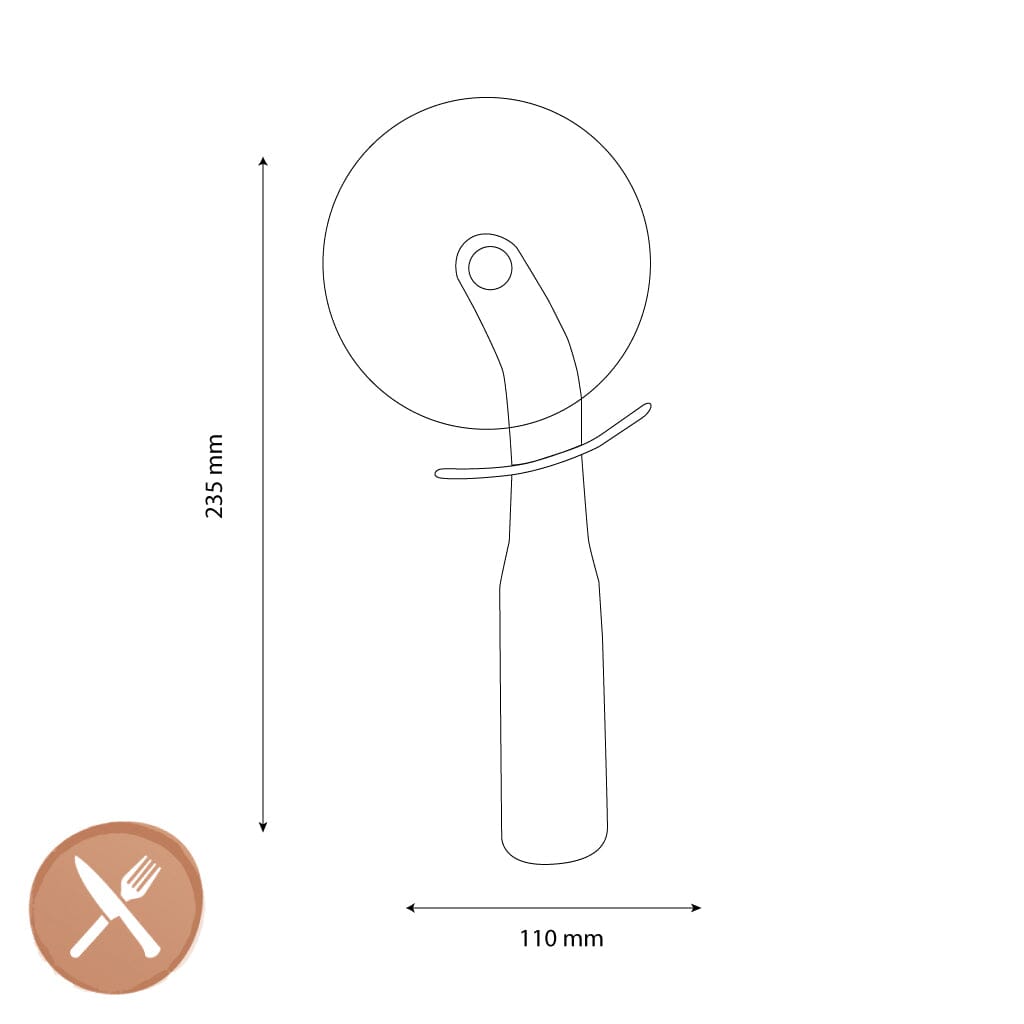 OXO - Coupe-pizza en acier OXO