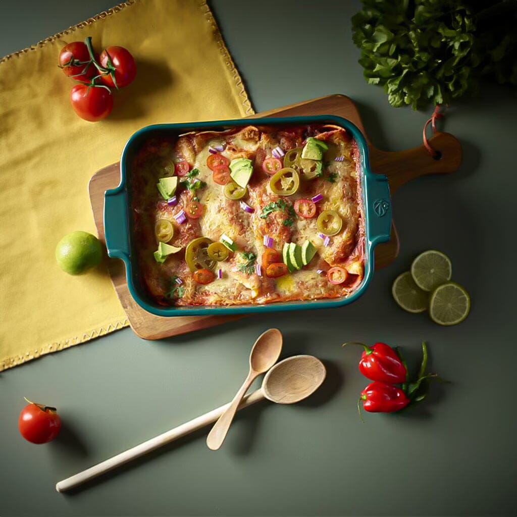 Peugeot - Appolia Ovenschaal Rechthoekig 36 cm Bosgroen Ovenschaal Peugeot