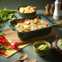 Peugeot - Appolia Rechthoekige ovenschaal 32 cm bosgroen Peugeot