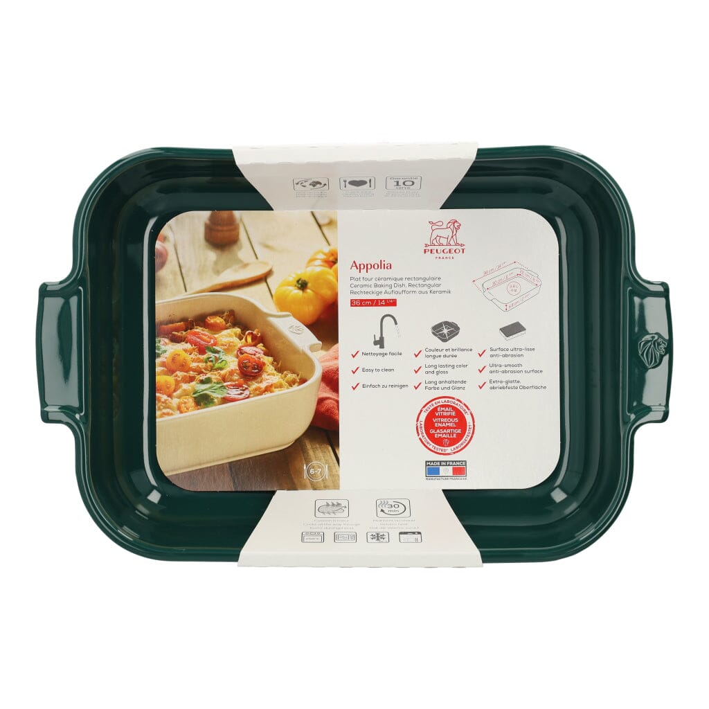 Peugeot - Appolia Rechthoekige ovenschaal 36 cm forest green Peugeot