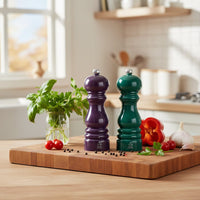 Peugeot - Paris Peper- en Zoutmolen set 18 cm Aubergine en Forest Groen Peper- en Zoutmolen set Peugeot