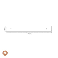 Satake - Knife Rack Magnetic 35 cm Walnut Satake