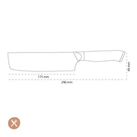 Shinrai Japan - Eclipse Series Damascus Nakirimes 18 cm Nakirimes Shinrai Japan