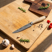 Couteaux Shinrai - Akari Damascus Print 4 Couteaux à steak 12 cm Couteaux à steak Shinrai