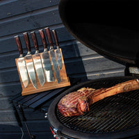 Shinrai Knives - Damascus Print 6-delige Messenset + Gratis Wildschaar Messenset Shinrai Knives