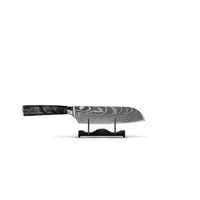 Shinrai Knives - Damascus Print Epoxy Onyx 5-delige Messenset - Koksmes + Broodmes + Nakiri + Kleine Santoku + Schilmes Messenset Shinrai Knives