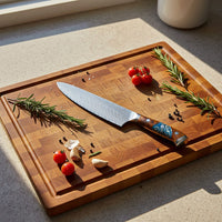 Shinrai Knives - Eclipse Series 6-delige Damascus Messenset Messenset Shinrai Knives