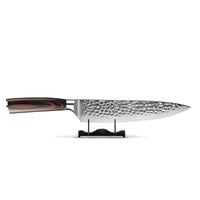 Couteaux Shinrai - Acier inoxydable martelé - Couteau de chef 20 cm