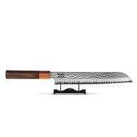 Shinrai Knives - Kigami Exclusive Damascus 7-delige messenset + Messenblok enkelzijdig Messenset met blok Shinrai Knives