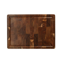 Planche à découper de luxe en bois d'acacia Shinrai Knives - Bois de bout - 35 × 25 × 2,5 cm