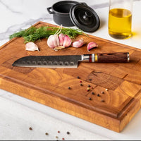 Shinrai Knives - Micarta Jewels 7-delige Messenset + Messenblok Rotate Messenset met blok Shinrai Knives