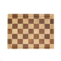 Planche à découper Shinrai Knives - Bois d'acacia - Bois de bout - 35 x 25 x 2,5 cm