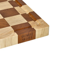 Planche à découper Shinrai Knives - Bois d'acacia - Bois de bout - 35 x 25 x 2,5 cm