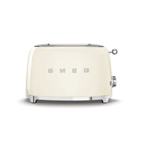 Smeg - Broodroosters | Crème | Jaren 50 | Toaster 2x2 Broodrooster Smeg