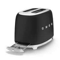 Smeg - Grille-pain | Noir mat | années 50 | Grille-pain 2x2 Smeg
