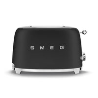 Smeg - Grille-pain | Noir mat | années 50 | Grille-pain 2x2 Smeg
