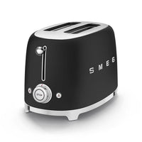 Smeg - Grille-pain | Noir mat | années 50 | Grille-pain 2x2 Smeg