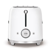 Smeg - Broodroosters | Wit | Jaren 50 | Toaster 2x2 Broodrooster Smeg