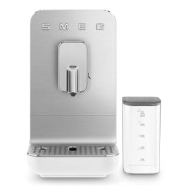 Smeg - Espresso machine | Matt white | Contemporary | Automatic coffee machine with milk system Smeg - Espressomachine | Mat wit | Contemporary | Automatische koffiemachine met melksysteem Automatische Espressomachine Smeg