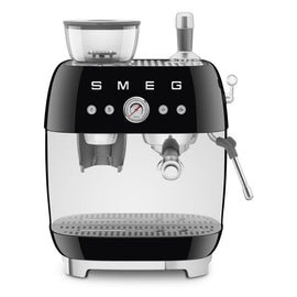 Smeg - Espresso Machine | Black | 1950s | Manual espresso machine with integrated bean grinder Smeg - Espressomachine | Zwart | Jaren 50 | Handmatige espressomachine met geïntegreerde bonenmaler Handmatige Espressomachine Smeg